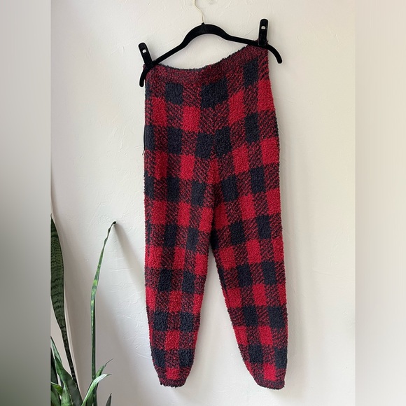 ♥️SKIMS COZY UNISEX JOGGERS BRICK BUFFALO CHECK S/M 2X/3X - Picture 2 of 7